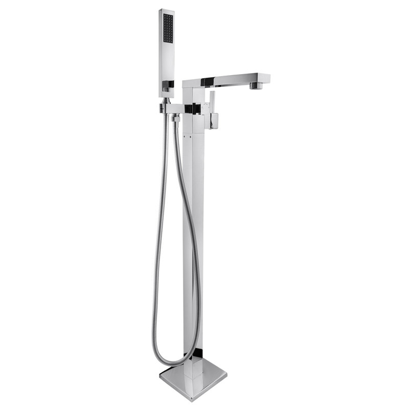 Diverter Deck Mounted Freestanding Tub Filler with Roughin Valve